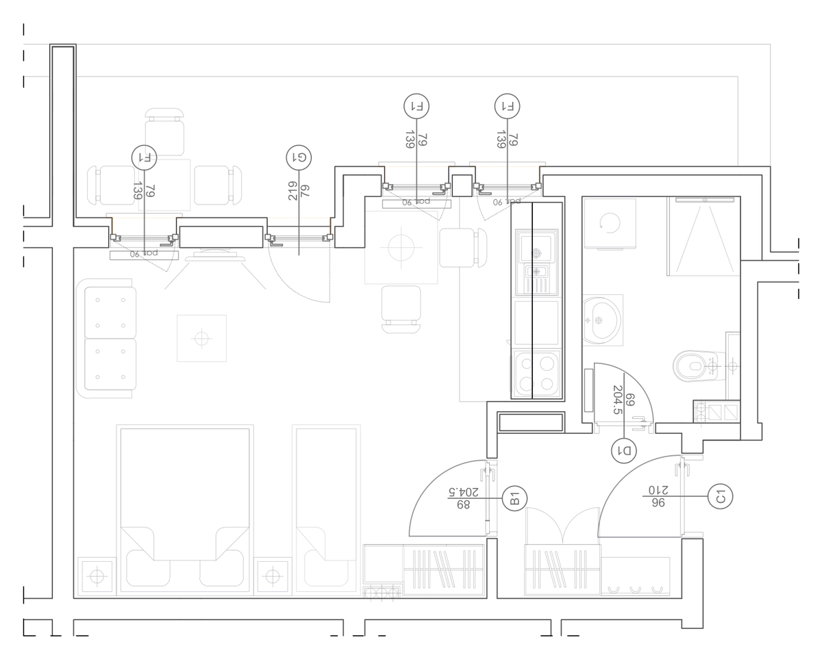 Osnova stana L1.19