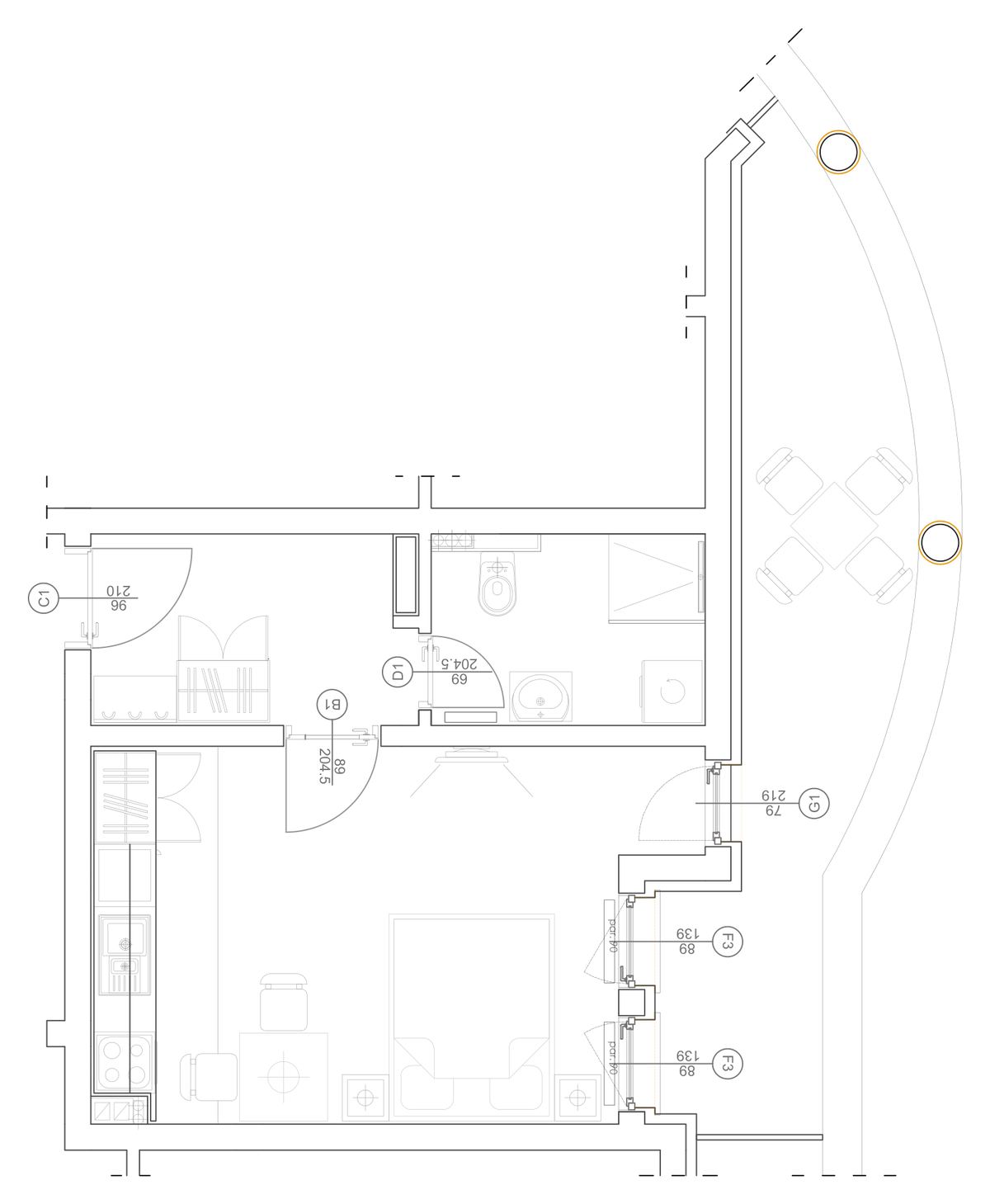 Osnova stana L1.21