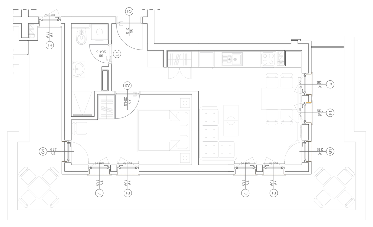Osnova stana L1.22